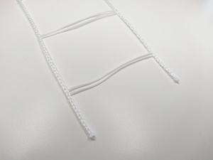 Rebríček 50 mm biely