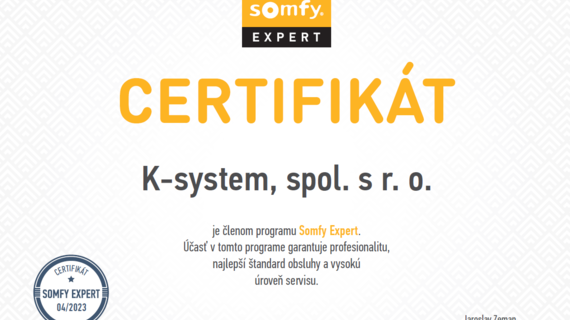 Certifikát profesionality 