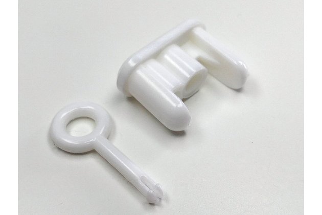 Koncovka spodného profilu Ksystem - biela