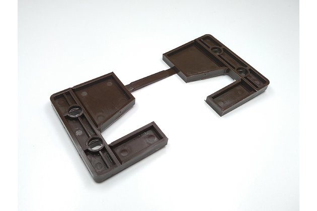 Sada - dištančná podložka (5 párov) tmavohnedá