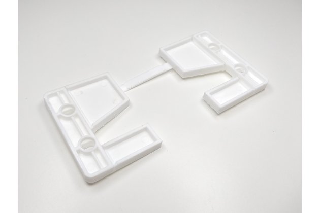 Sada - dištančná podložka (5 párov) biela