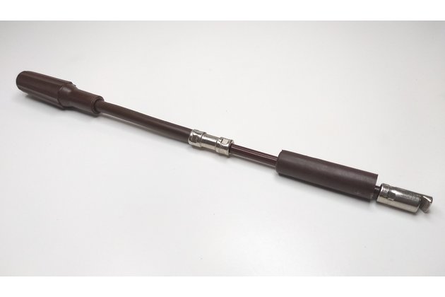 Hnedá ovládacia tyč kovová