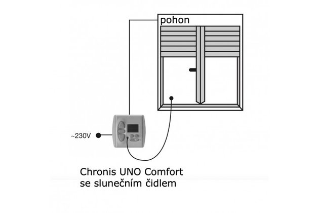 Schéma zapojenia Chronis UNO COMFORT Schéma zapojenia Chronis UNO COMFORT