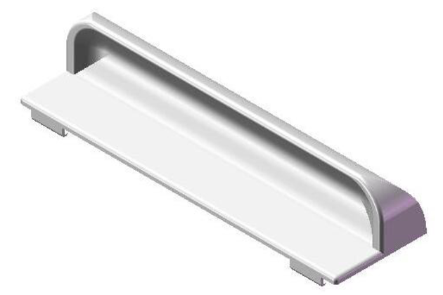 Plastové madlo pre dverovú sieť Nobarrier (ks)