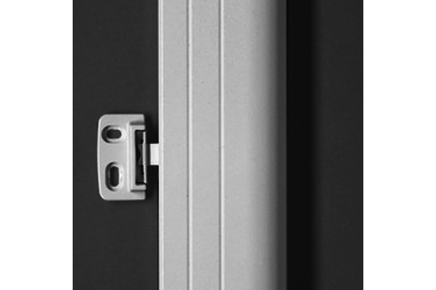 Náhradné diely pre siete proti hmyzu  - PVC doraz a zámok dverové siete Luxaflex